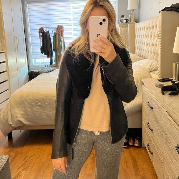 All Saints Shearling jacket - Picture 5 of 6